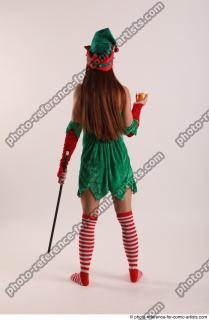 Veronika Elf Pose With Apple